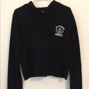 black Harry Potter hoodie